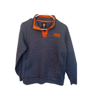 Denver Broncos Women’s NFL Team Apparel Quilted Pullover Sweatshirt M